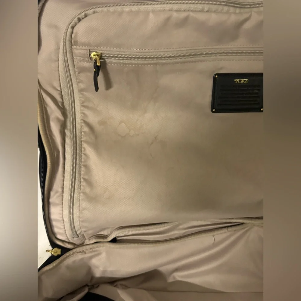 TUMI Black Rolling Soft-case Carry-On Suitcase